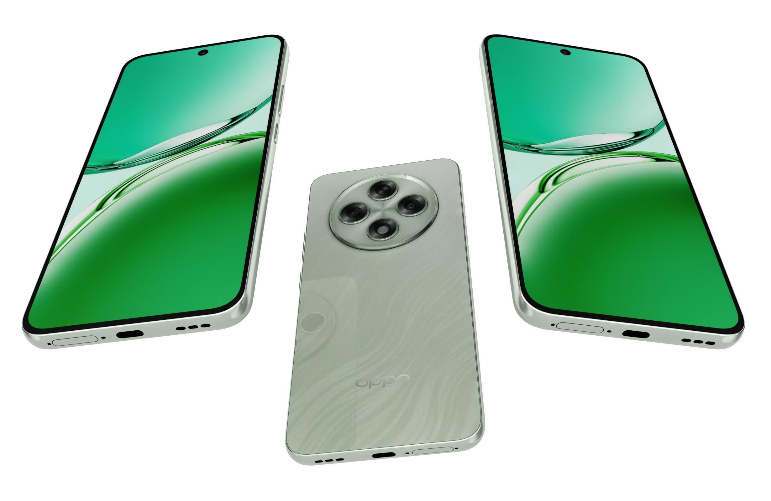 Oppo A3 2024 All Colors 3D model_27