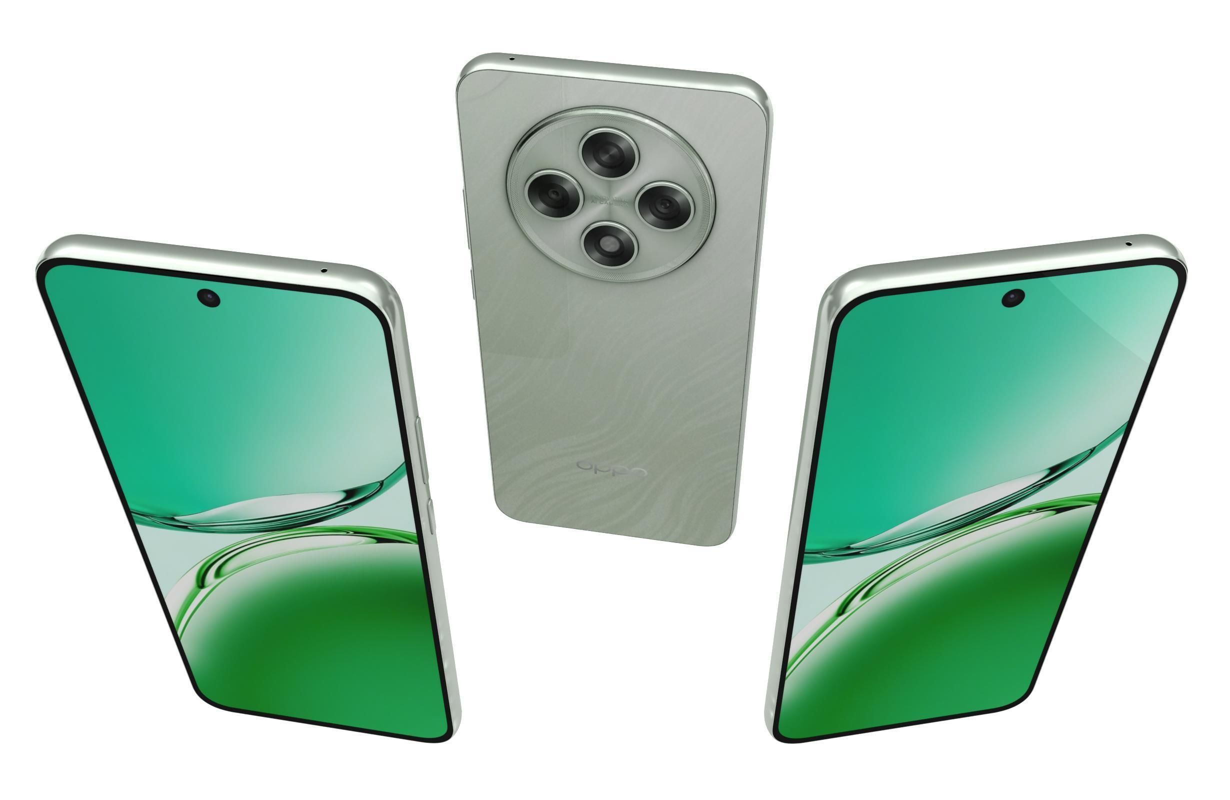 Oppo A3 2024 All Colors 3D model_24