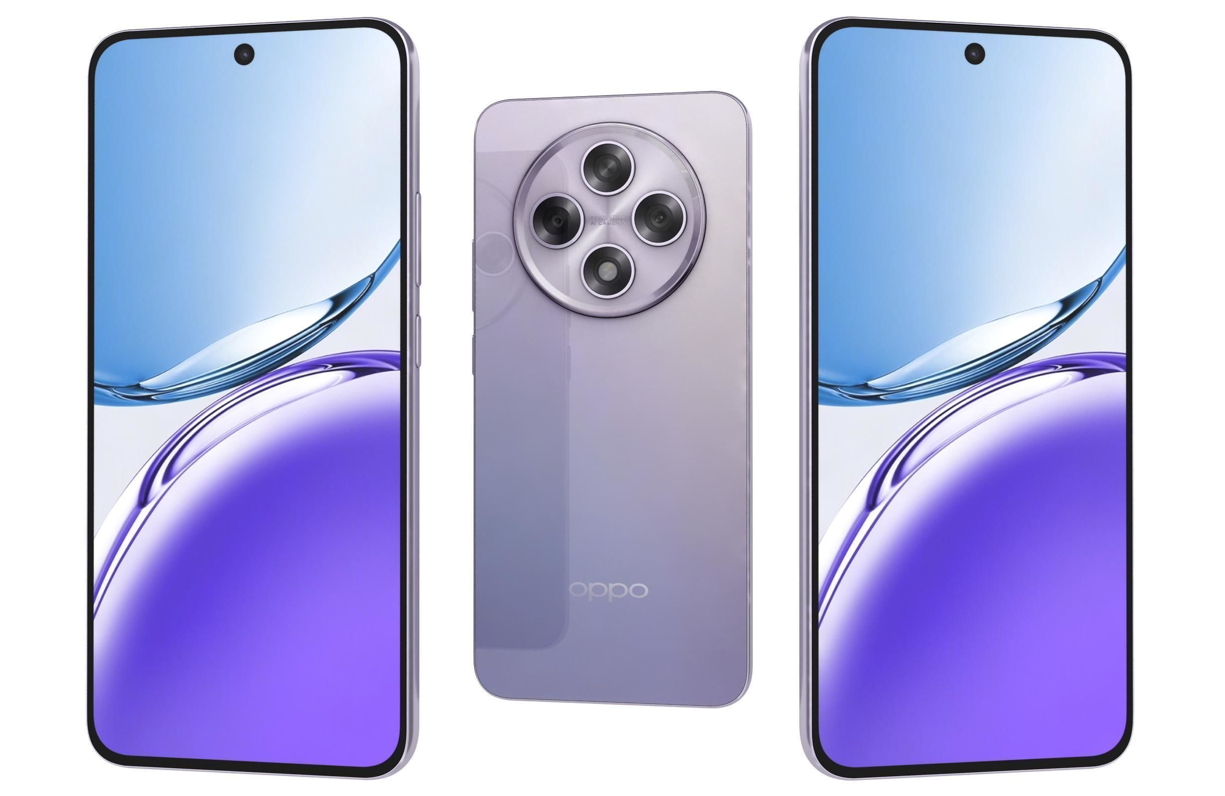Oppo A3 2024 All Colors 3D model_1