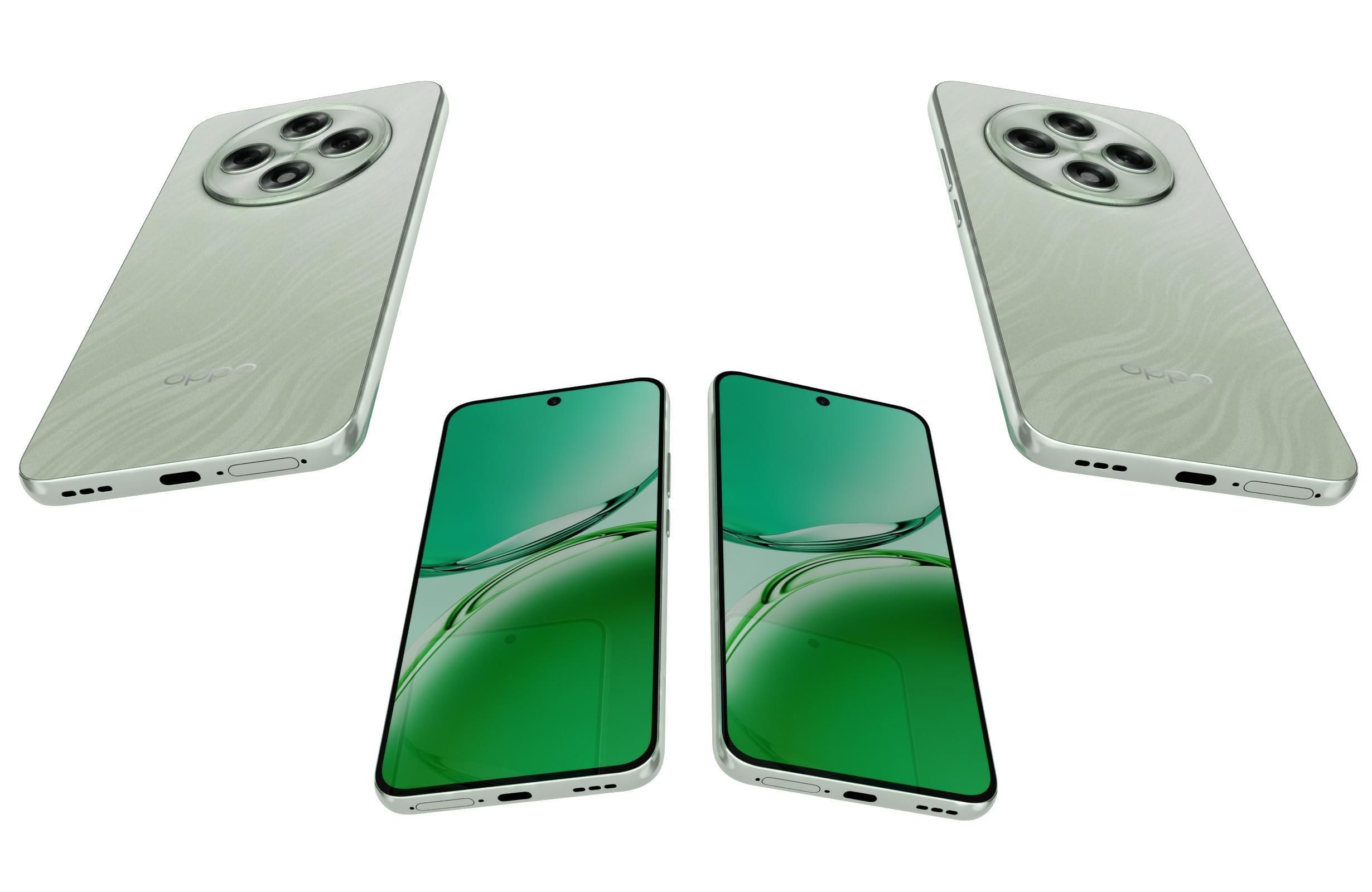 Oppo A3 2024 All Colors 3D model_36