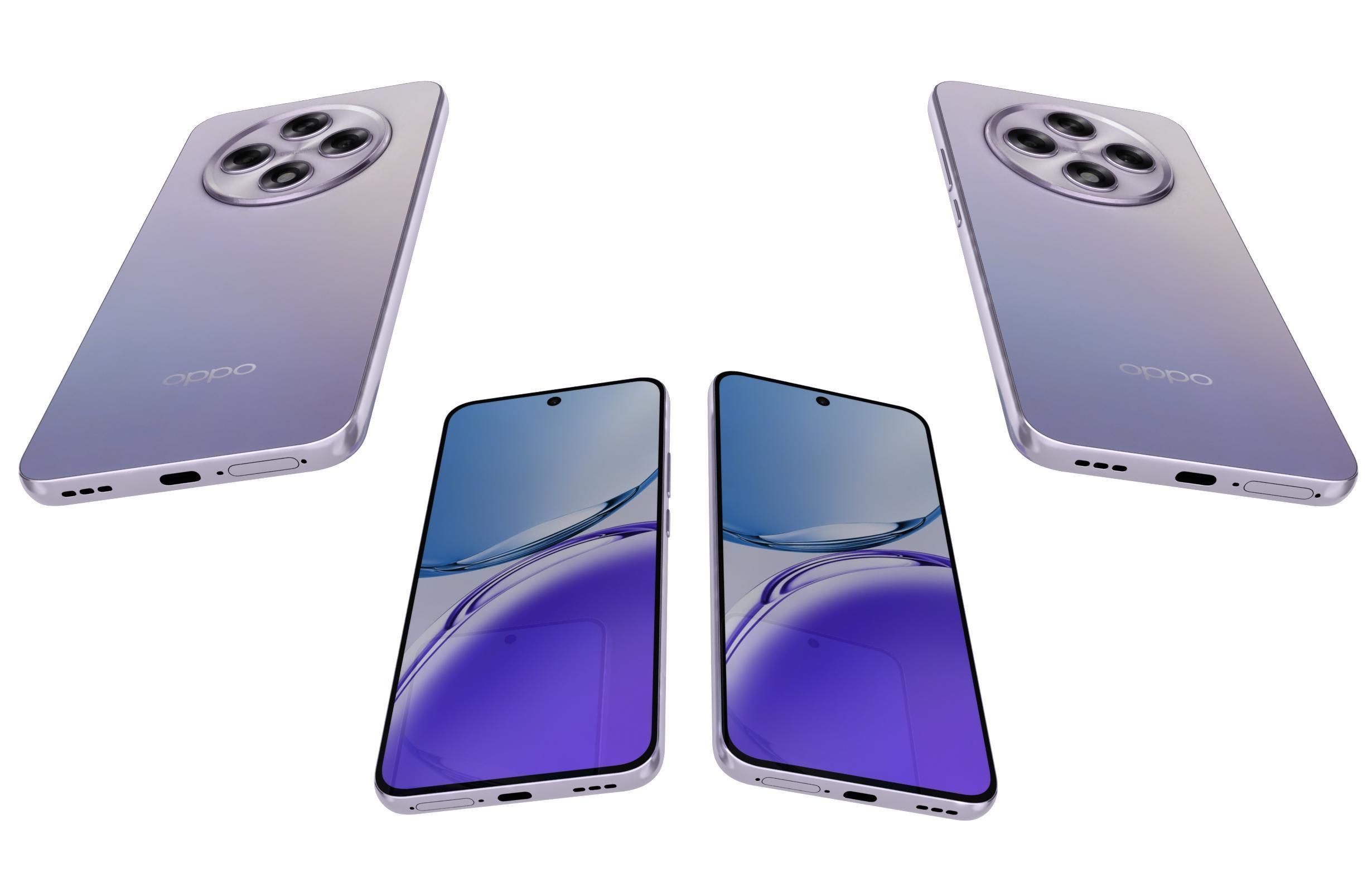 Oppo A3 2024 All Colors 3D model_37