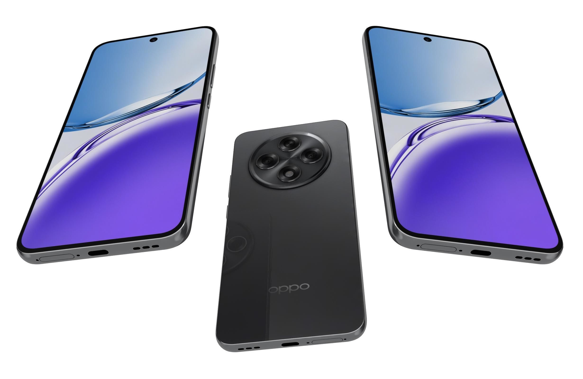 Oppo A3 2024 All Colors 3D model_29