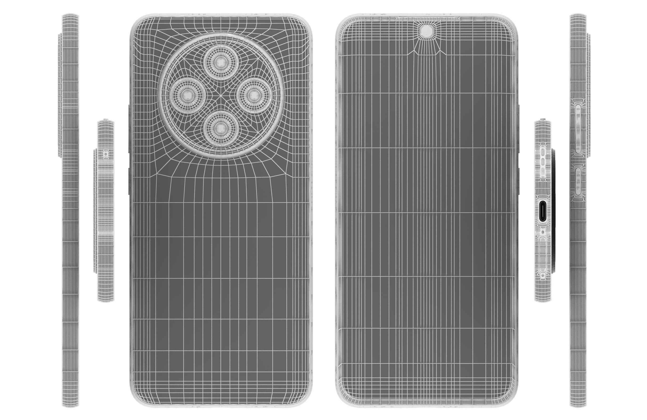 Oppo A3 2024 All Colors 3D model_49