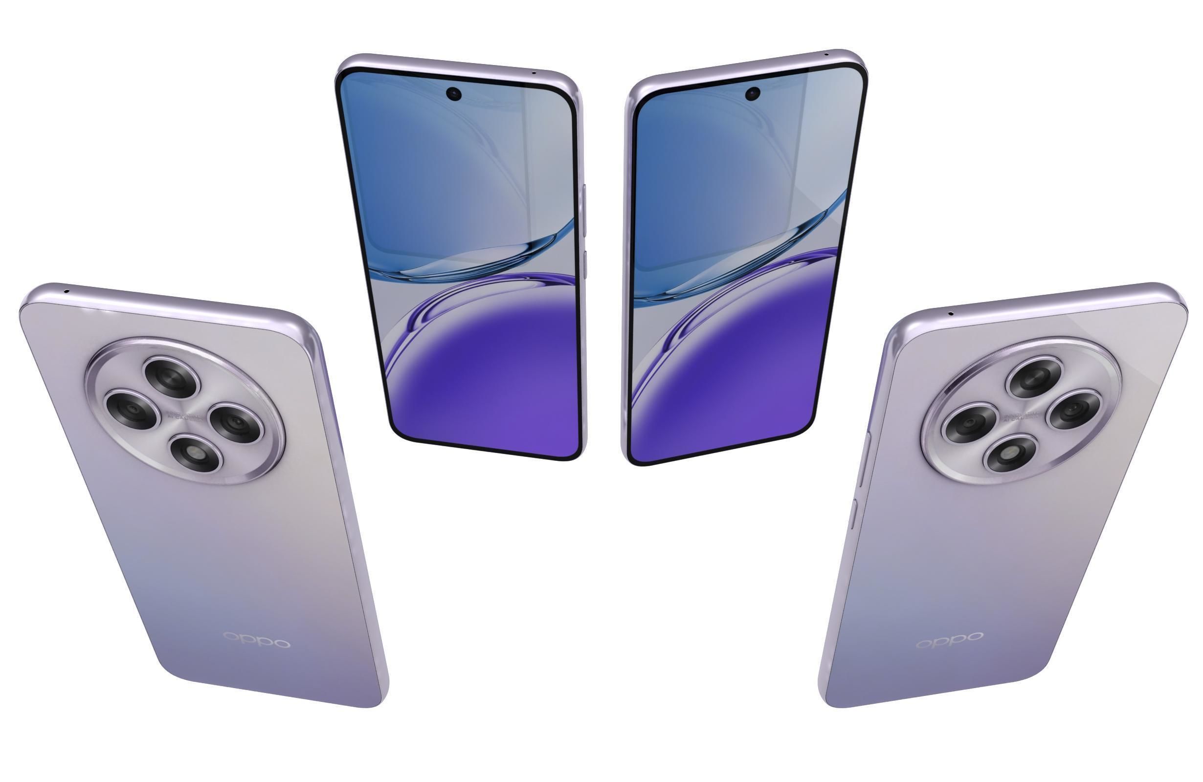 Oppo A3 2024 All Colors 3D model_34