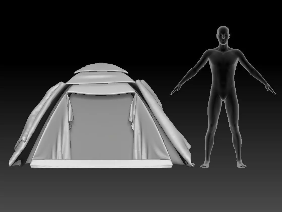 BEST CAMPING TENT 2 3D print model_0