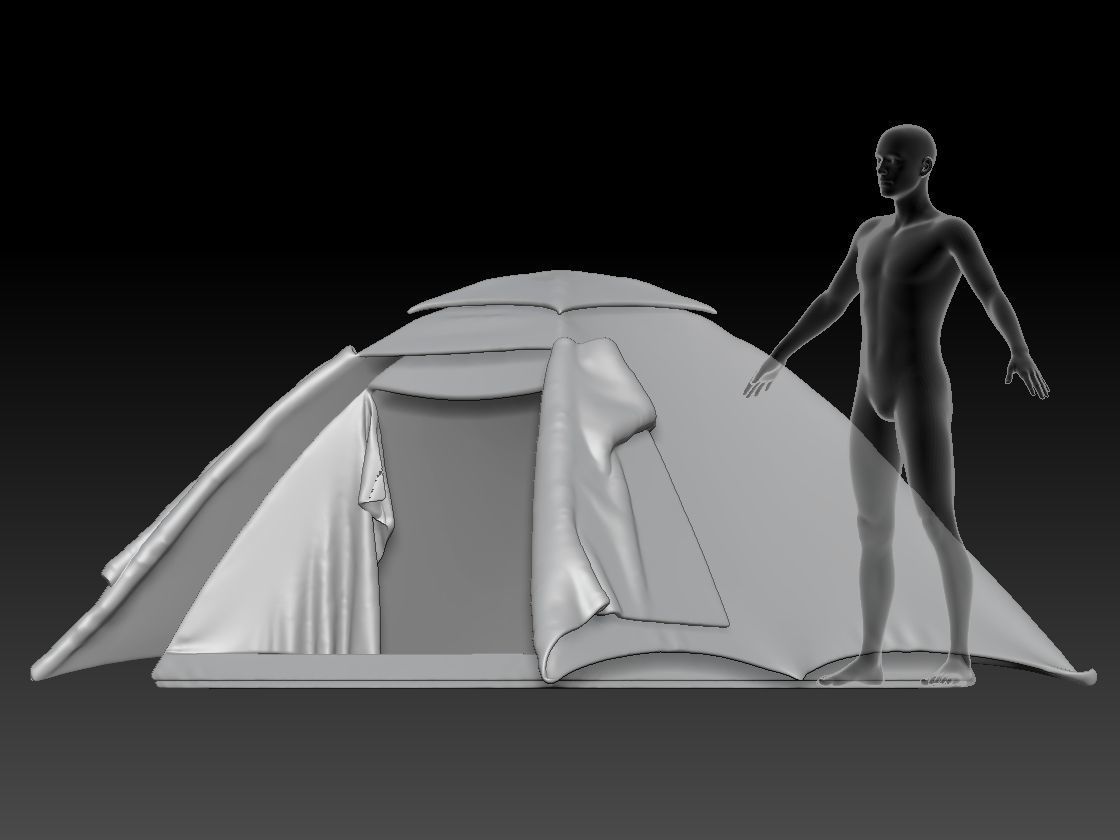BEST CAMPING TENT 2 3D print model_1