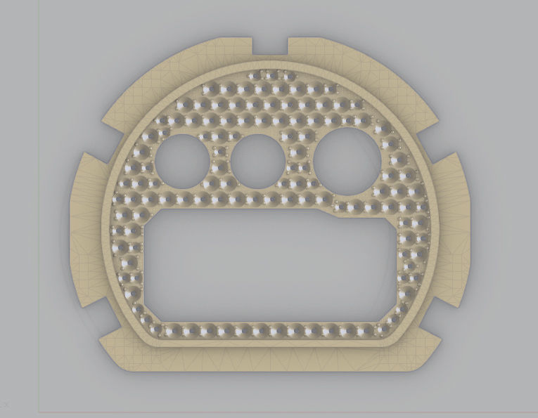 Dial Marker full stones compatible with DW 6900 3D print model_4