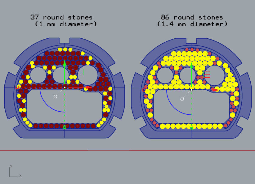 Dial Marker full stones compatible with DW 6900 3D print model_1