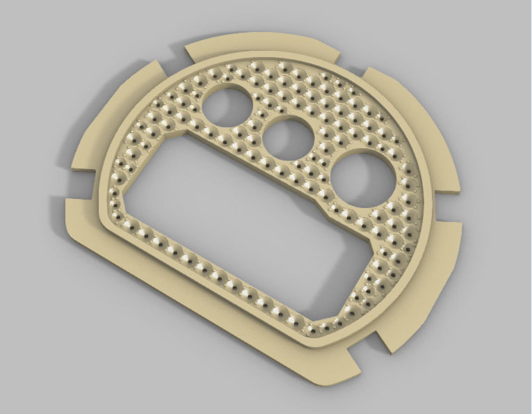 Dial Marker full stones compatible with DW 6900 3D print model_5