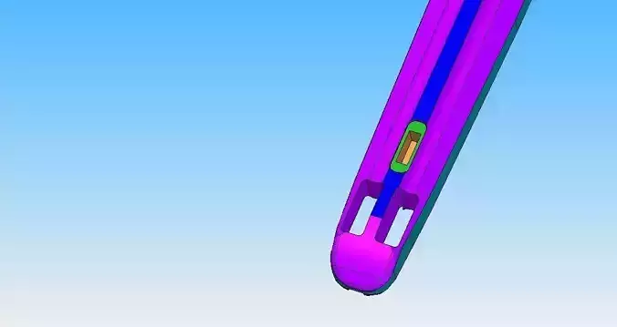  custom roller speargun spear length 140 cm  3D print model