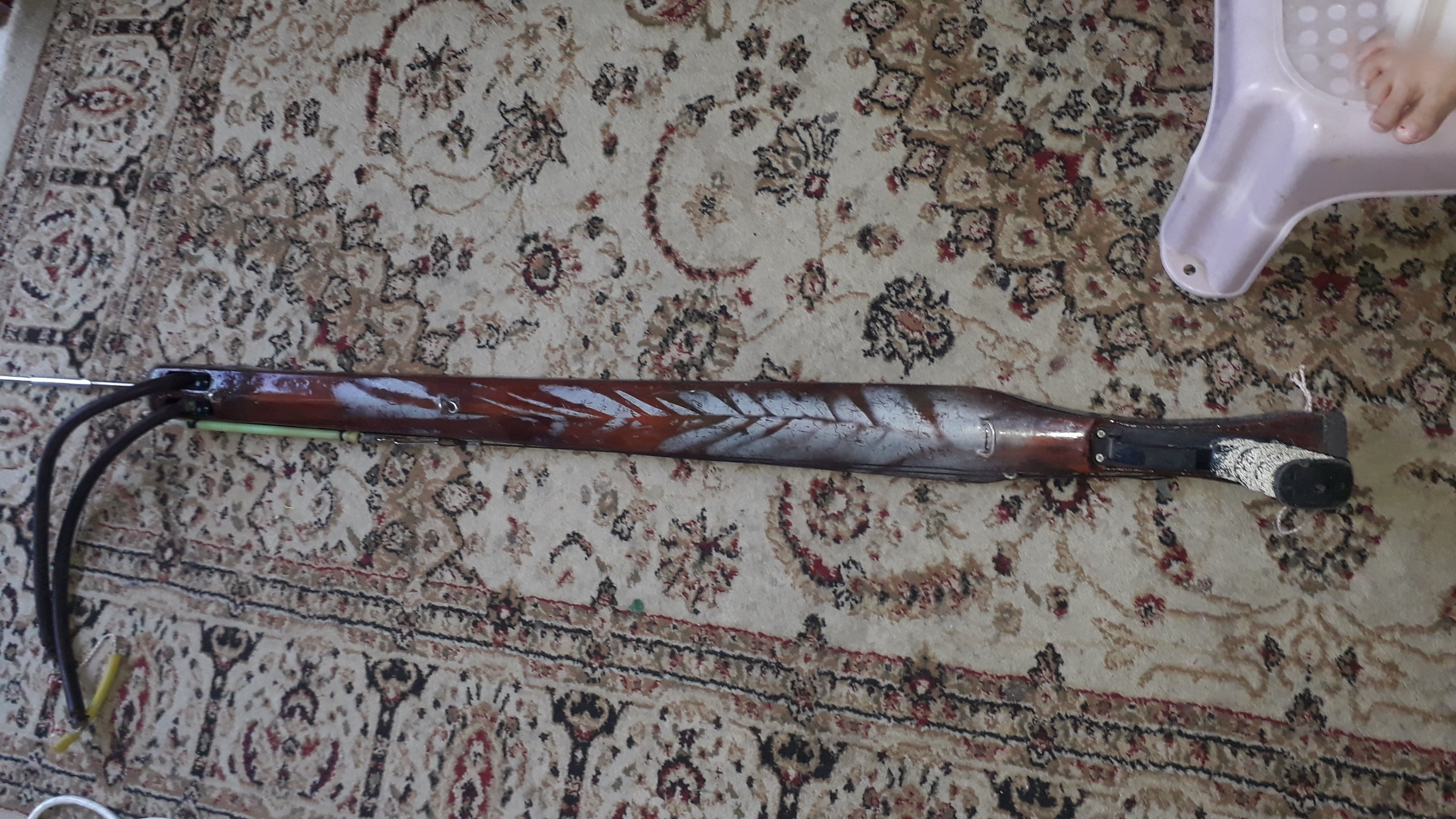 custom roller speargun spear length 140 cm  3D print model_8