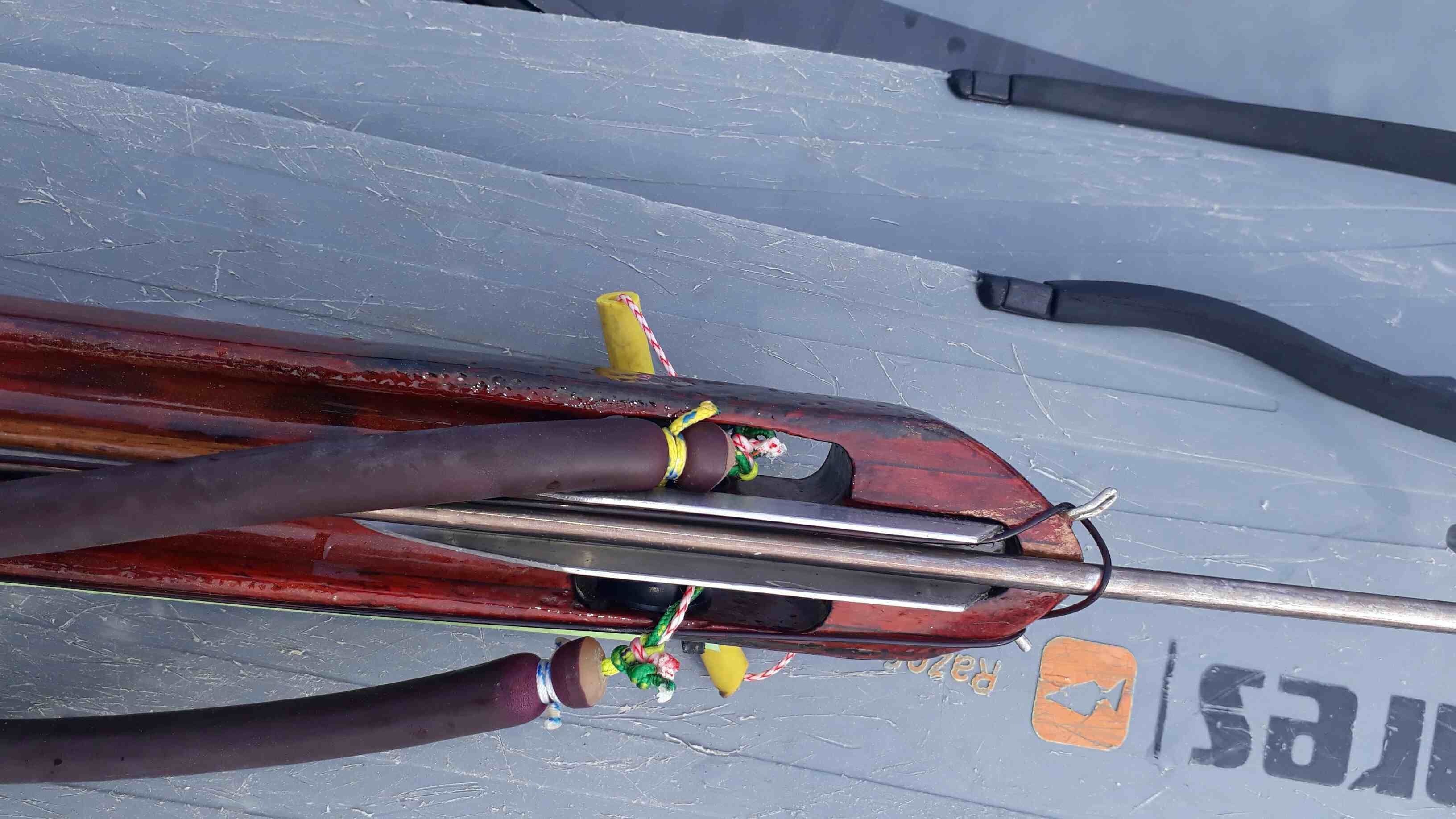 custom roller speargun spear length 140 cm  3D print model_5