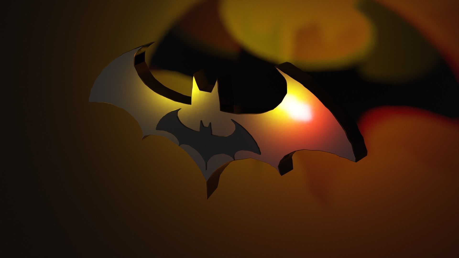 Batman Logo 3D model_3