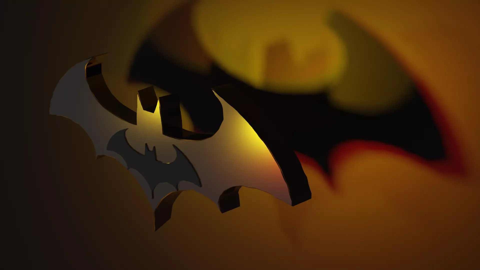 Batman Logo 3D model_0