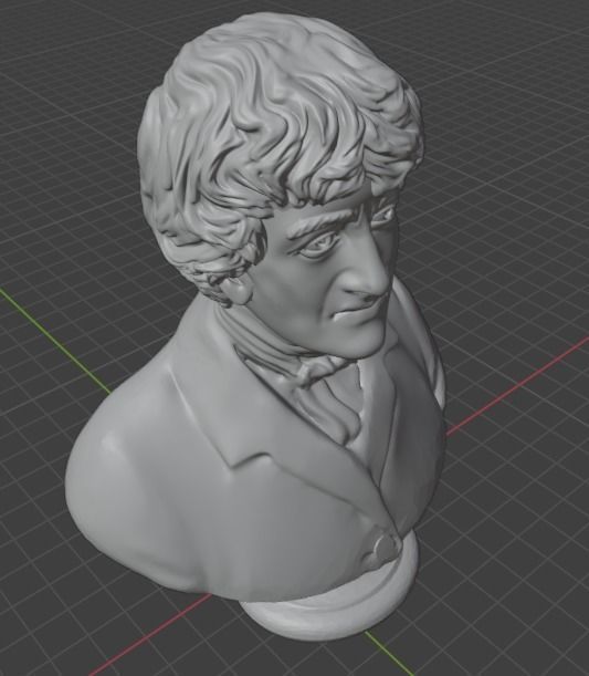 Georges Cuvier 3D print model_3