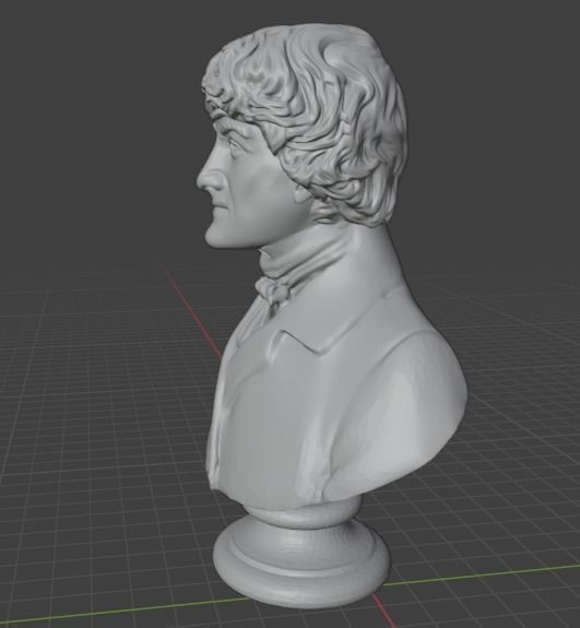 Georges Cuvier 3D print model_1