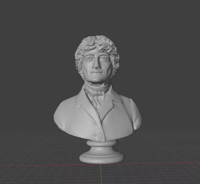 Georges Cuvier 3D print model_0