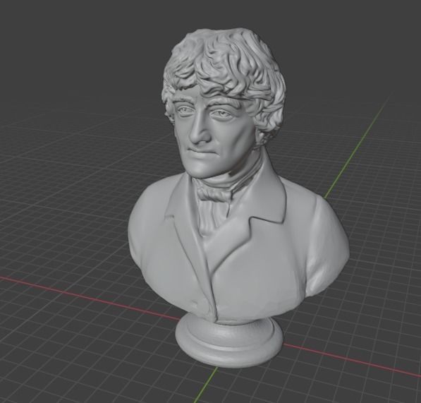 Georges Cuvier 3D print model_9