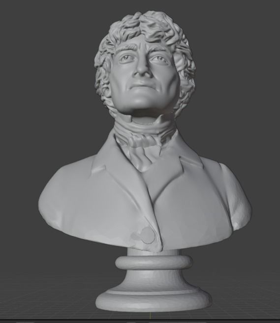 Georges Cuvier 3D print model_12