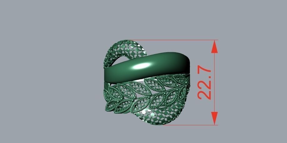 rings 3D print model_1