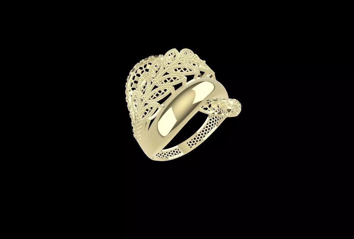 rings 3D print model_0