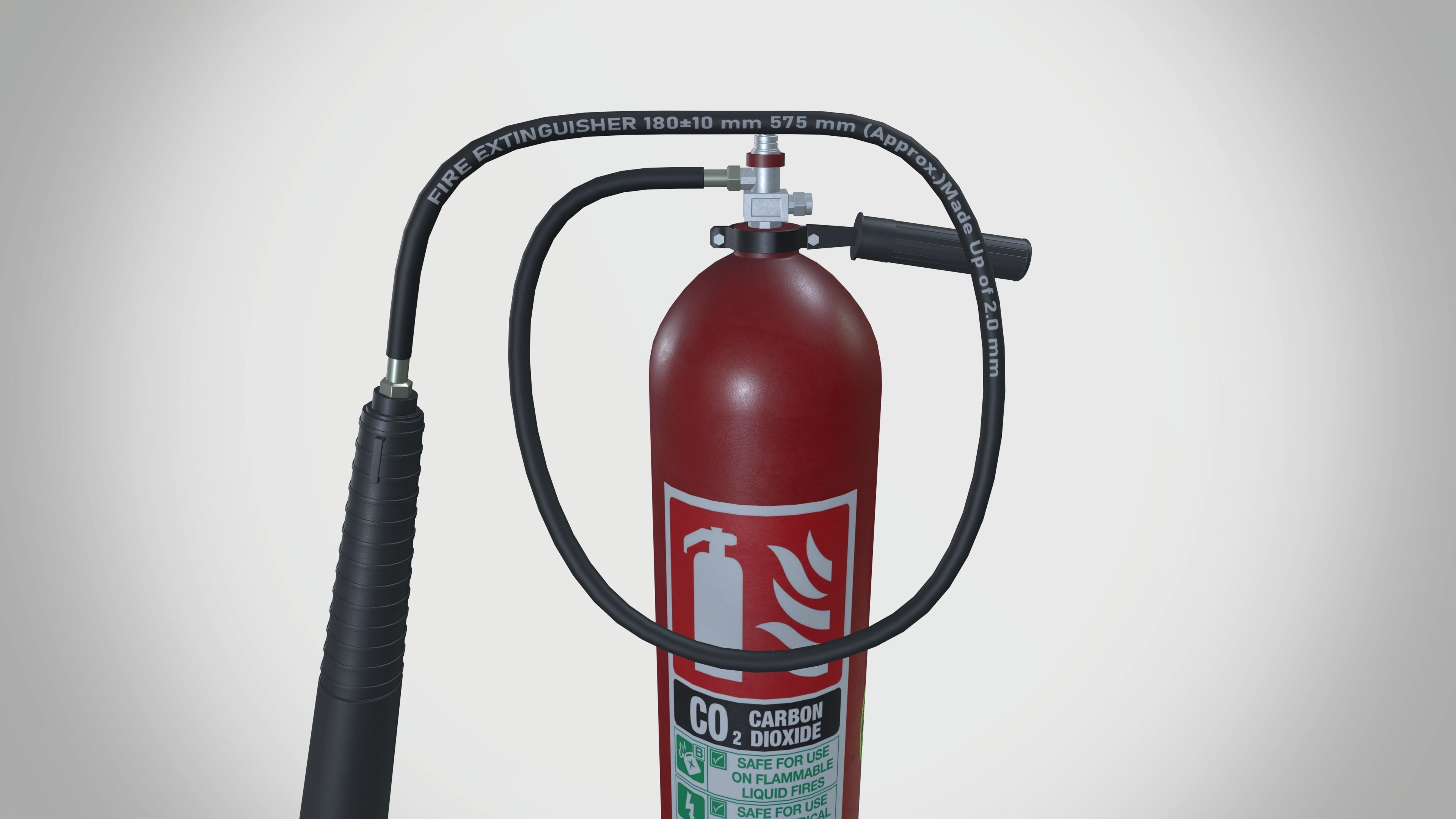 CO2 Fire Extinguisher 3D model_6