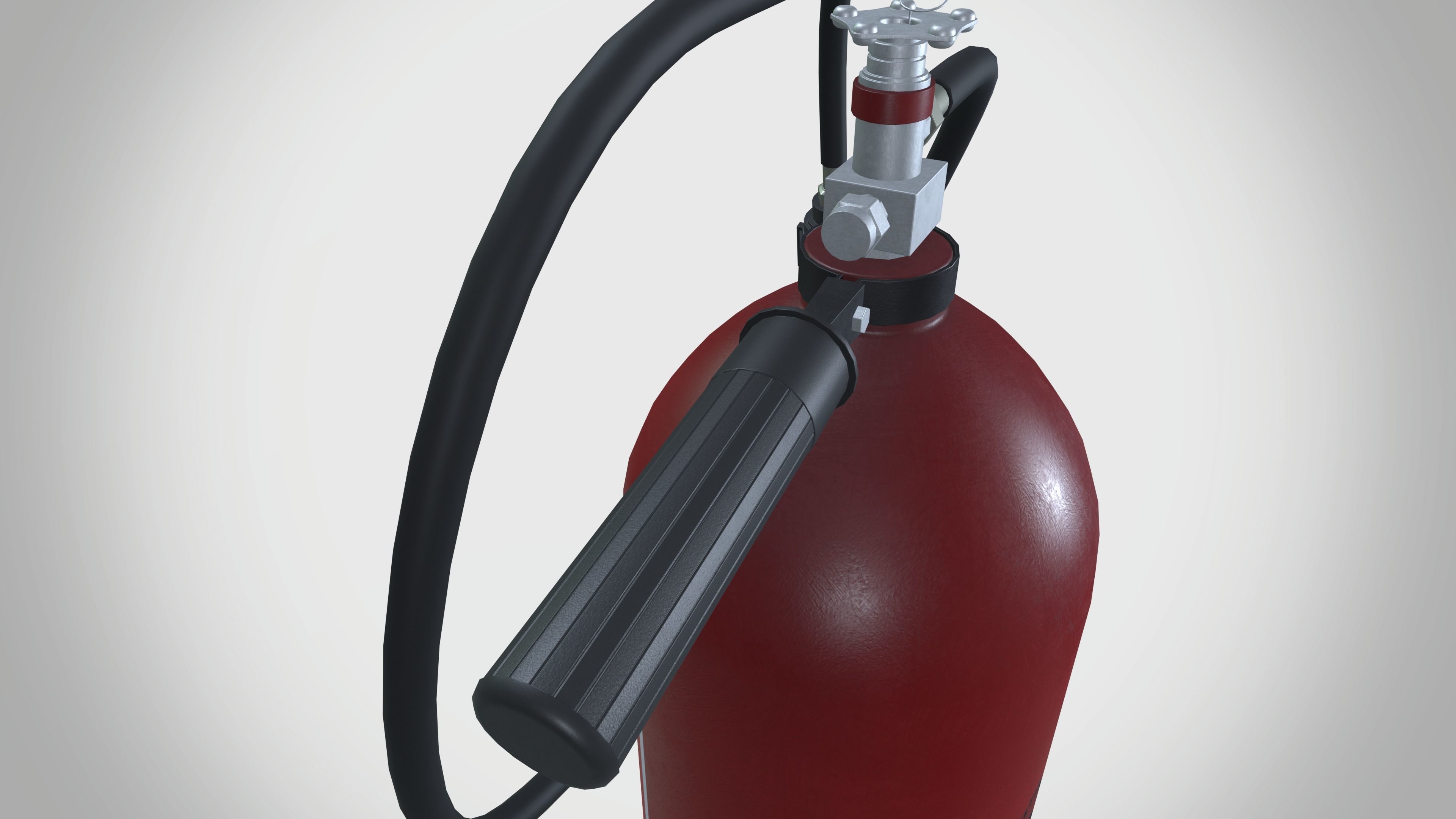 CO2 Fire Extinguisher 3D model_8