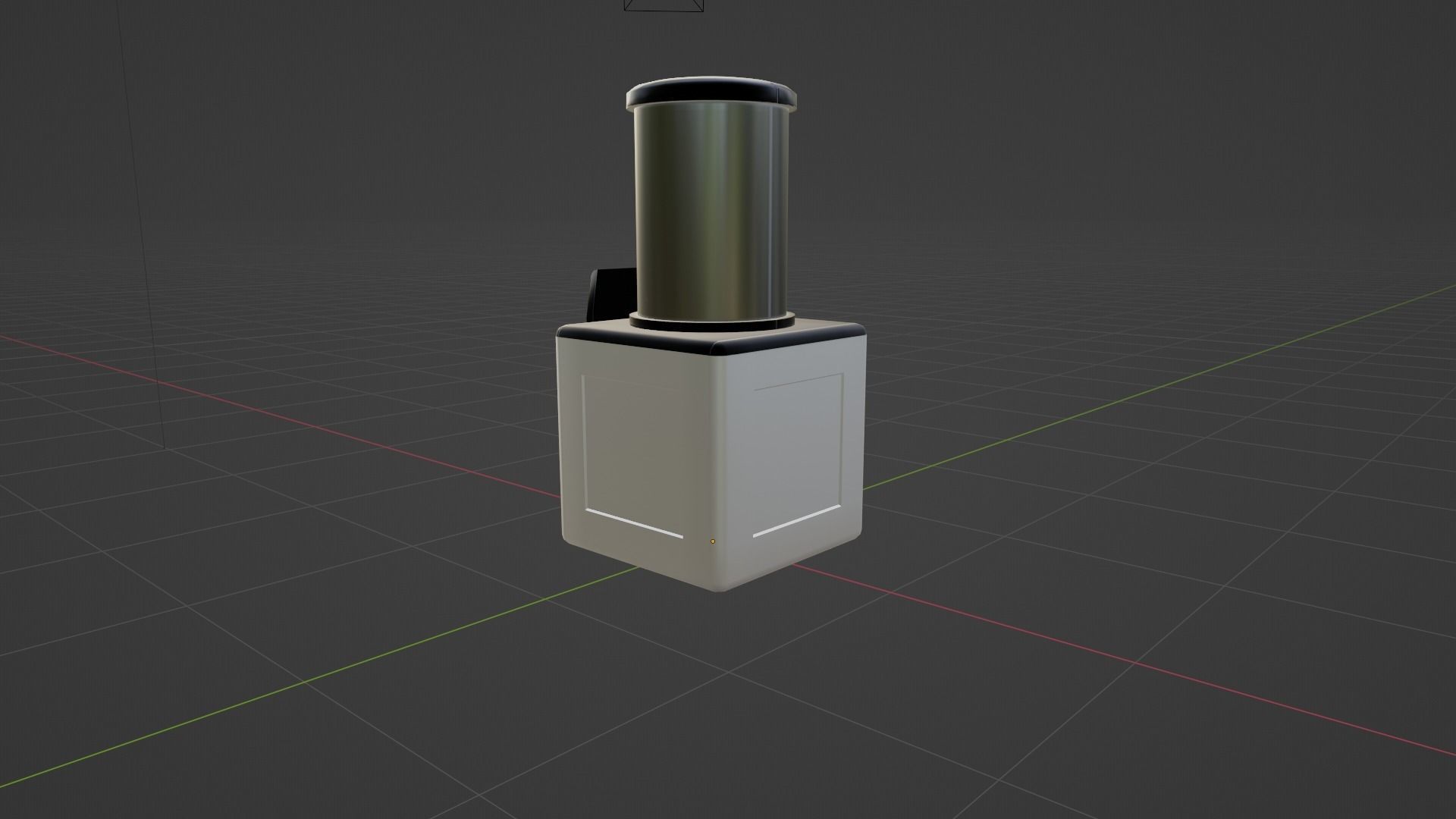 SciFi Laboratory Containment Unit Low-poly 3D model_5