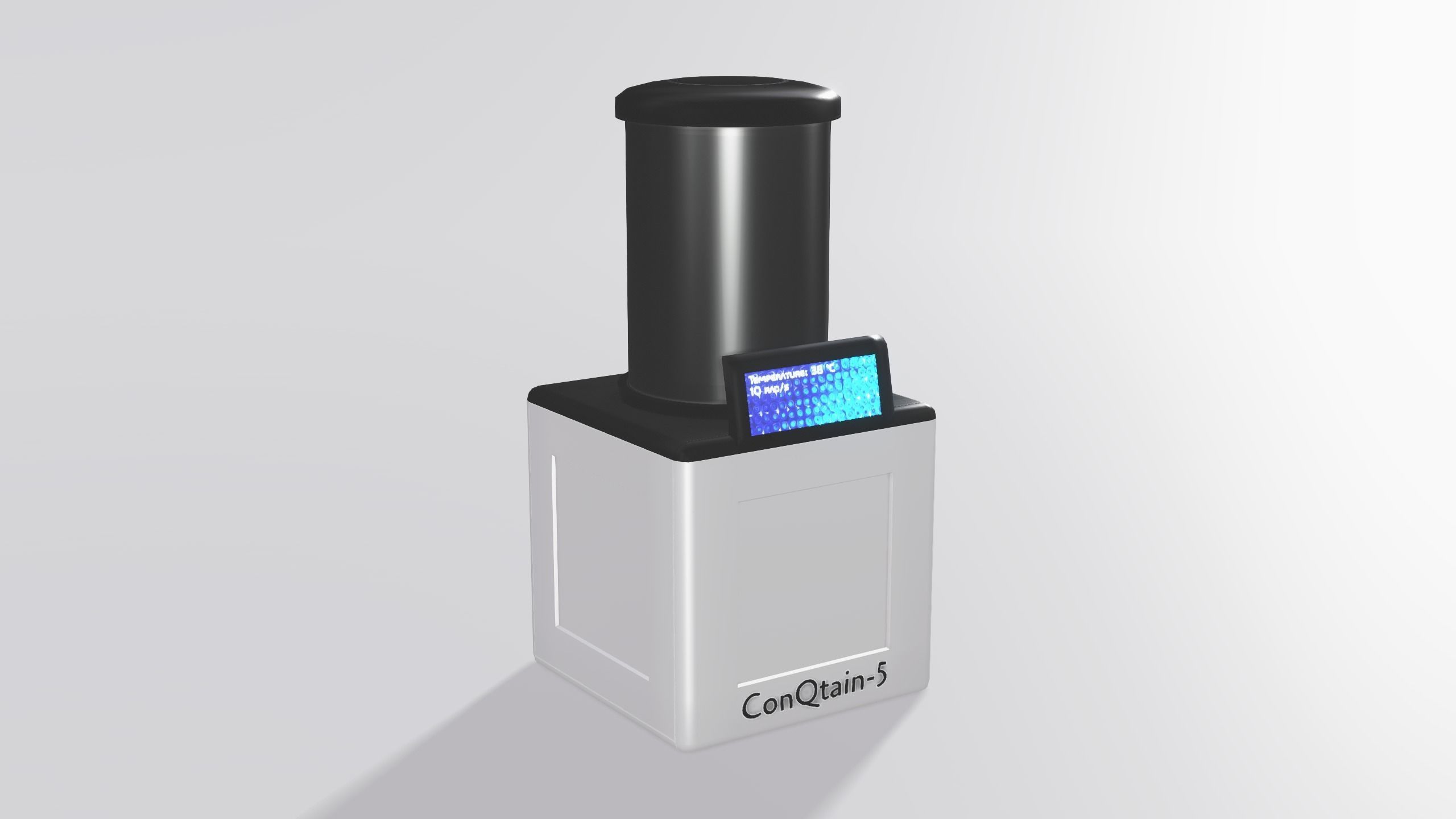 SciFi Laboratory Containment Unit Low-poly 3D model_3