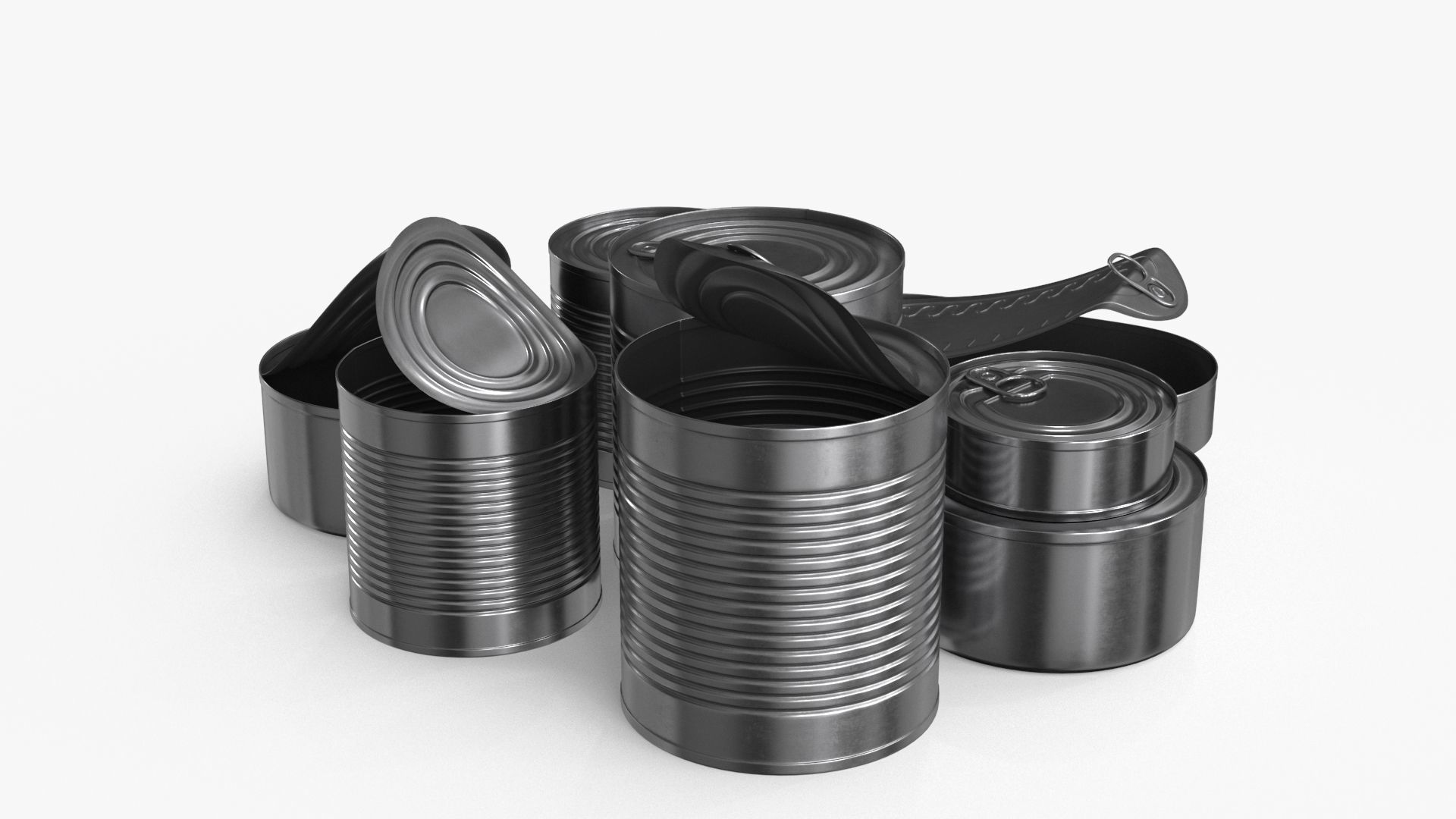 Tin Can Cillection 3D Model Collection_8