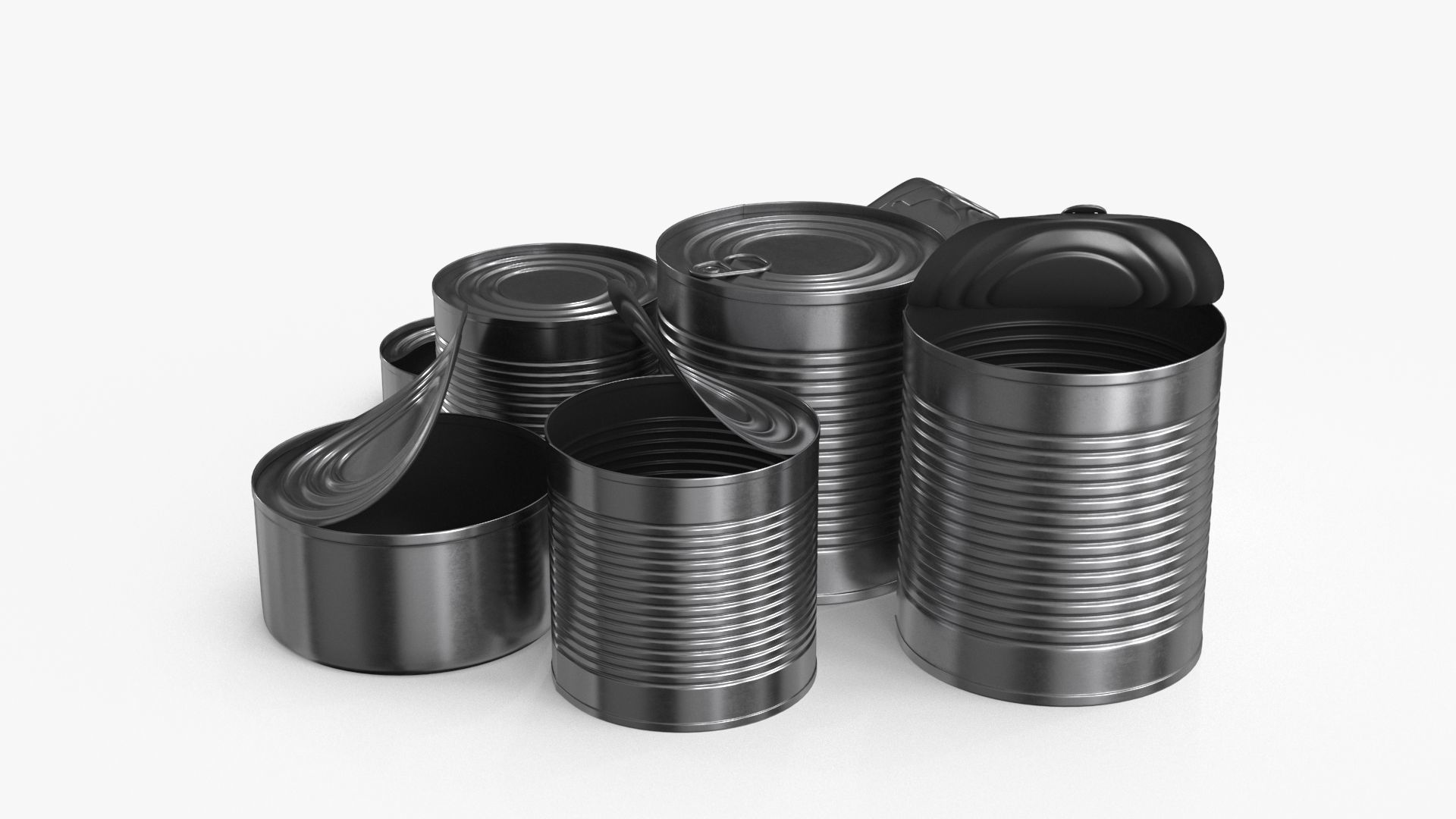 Tin Can Cillection 3D Model Collection_7