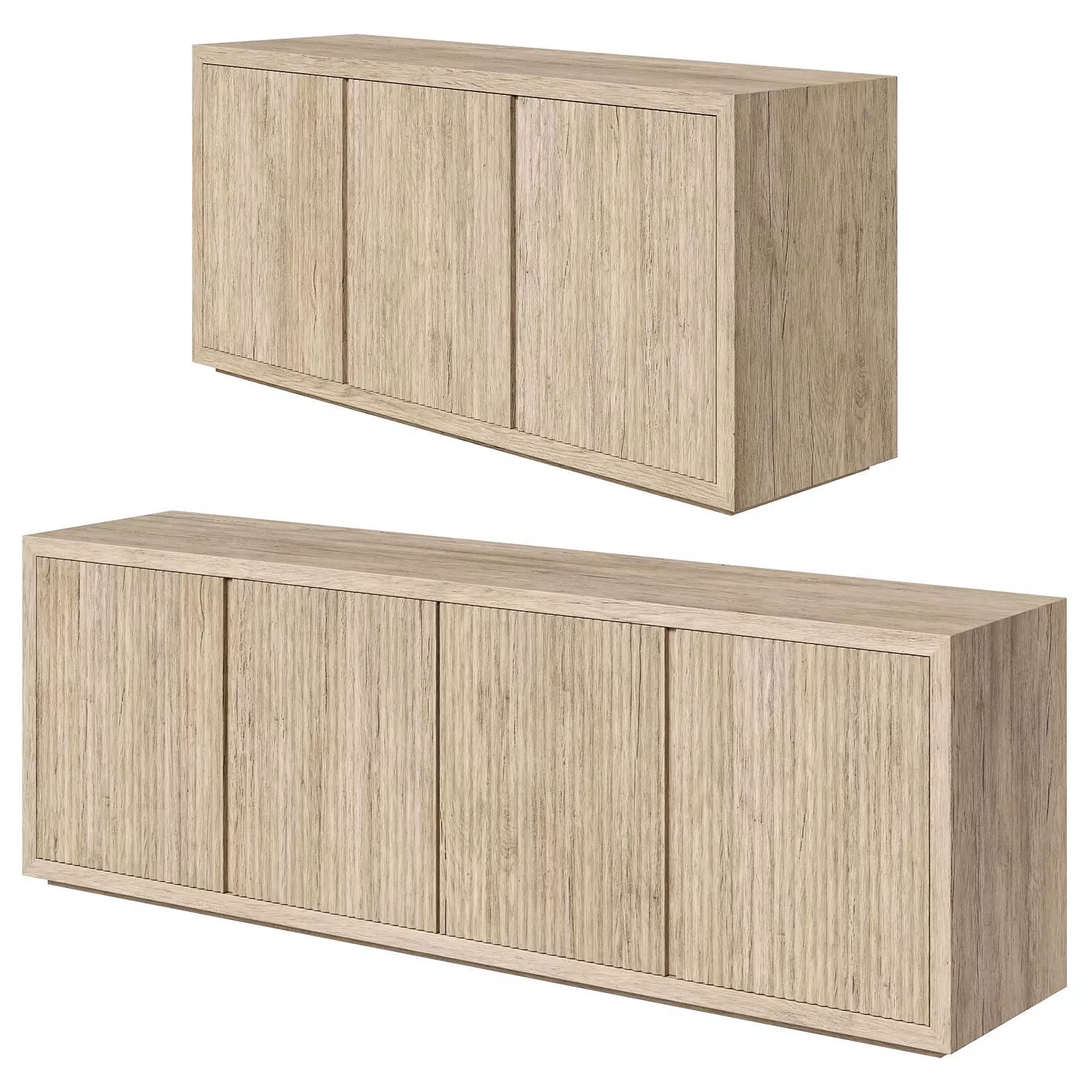 Restoration Hardware media console Julien 3D model_0