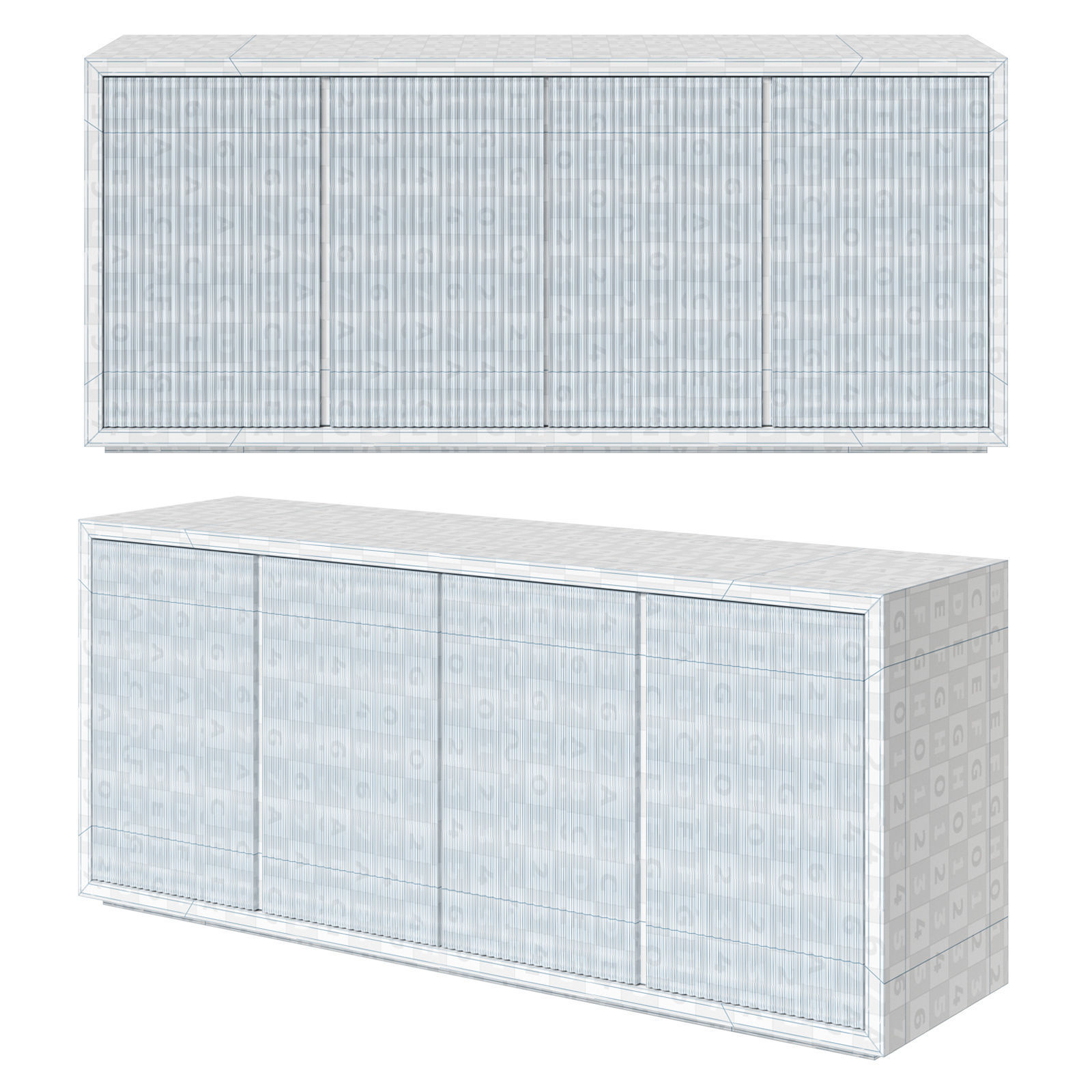 Restoration Hardware Julien sideboard 3D model_4