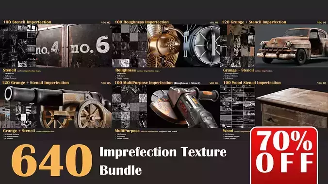 640 Imprefection Texture Bundle   Texture