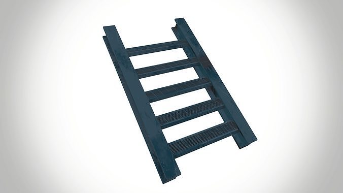 Slip Resistant Metal Stair Treads 3D model