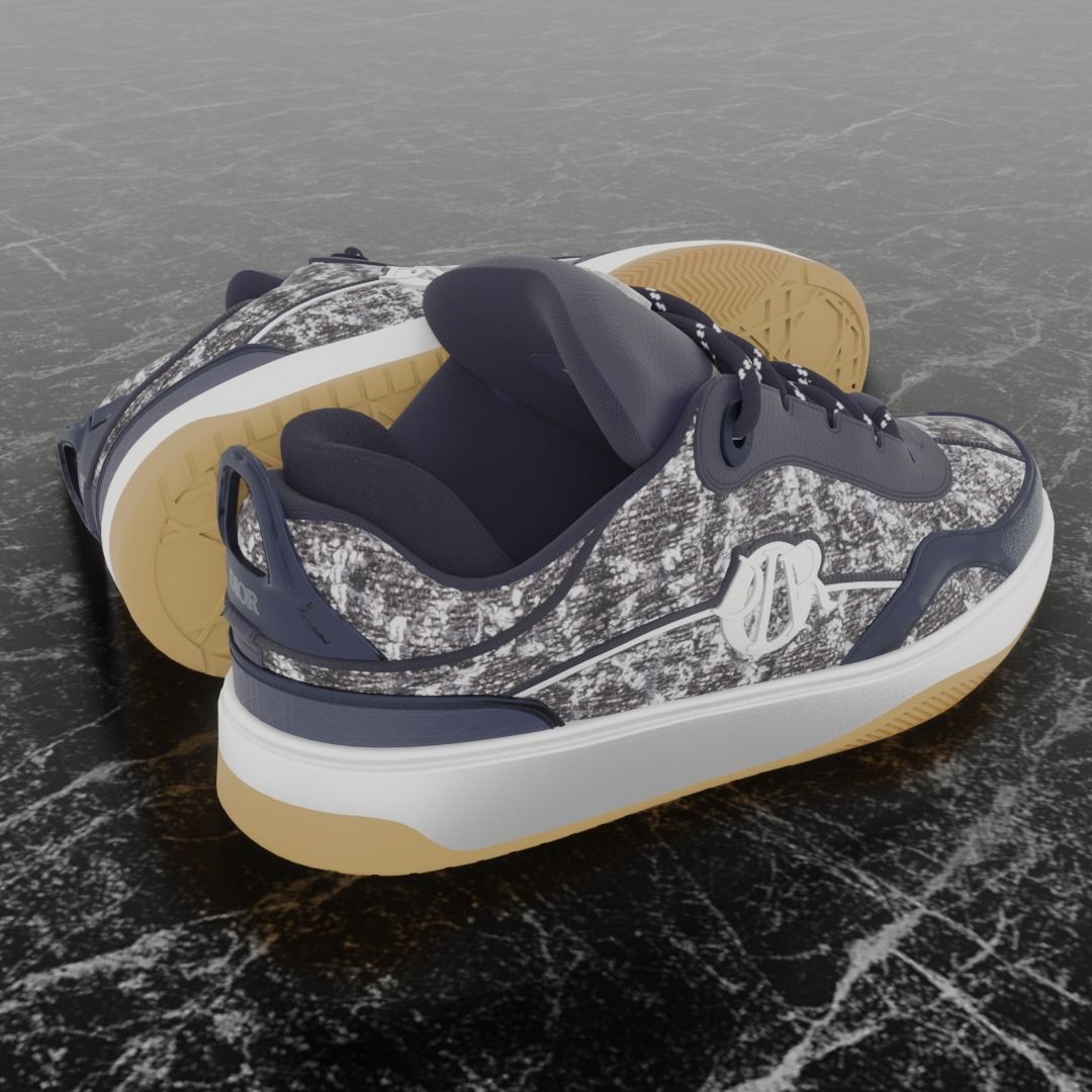 DIOR B9S SKATER 3D SHOES 3D model_6