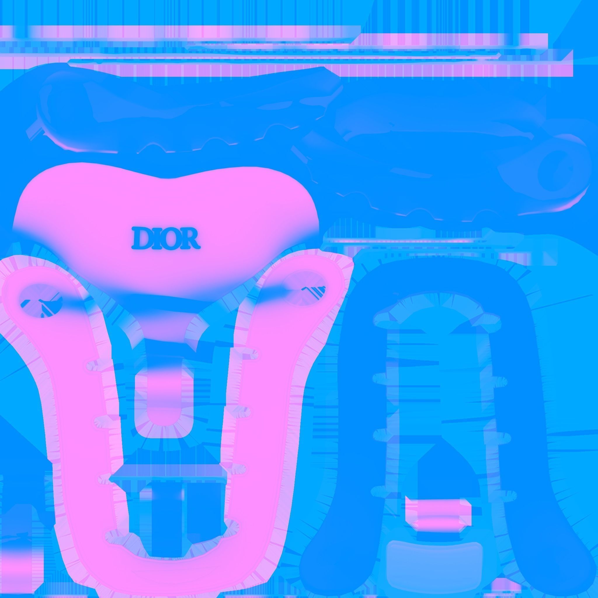 DIOR B9S SKATER 3D SHOES 3D model_24