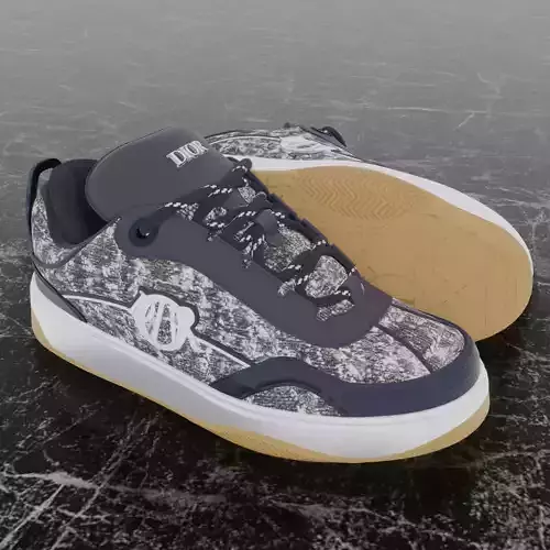 DIOR B9S SKATER 3D SHOES 3D model