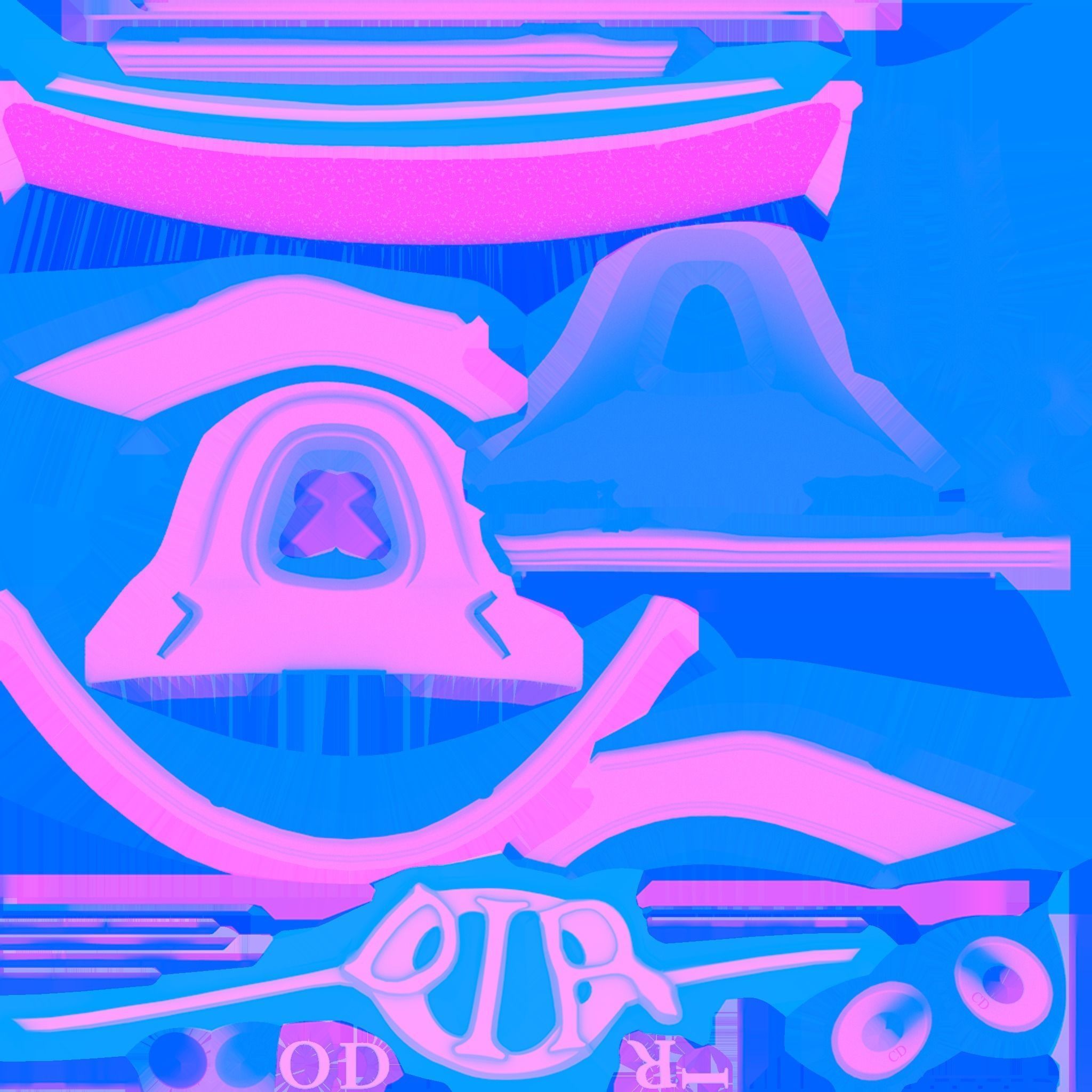 DIOR B9S SKATER 3D SHOES 3D model_38