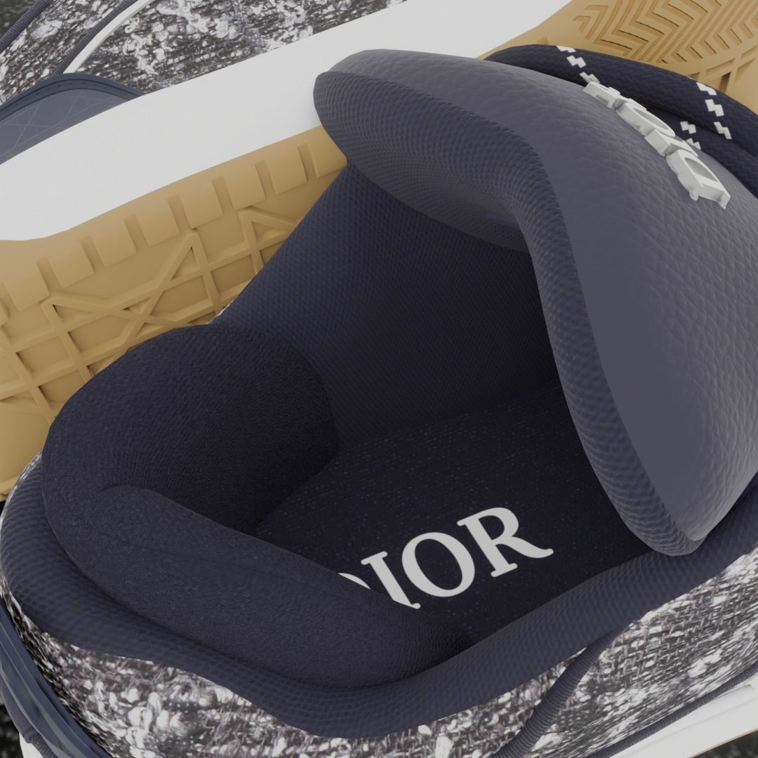 DIOR B9S SKATER 3D SHOES 3D model_10
