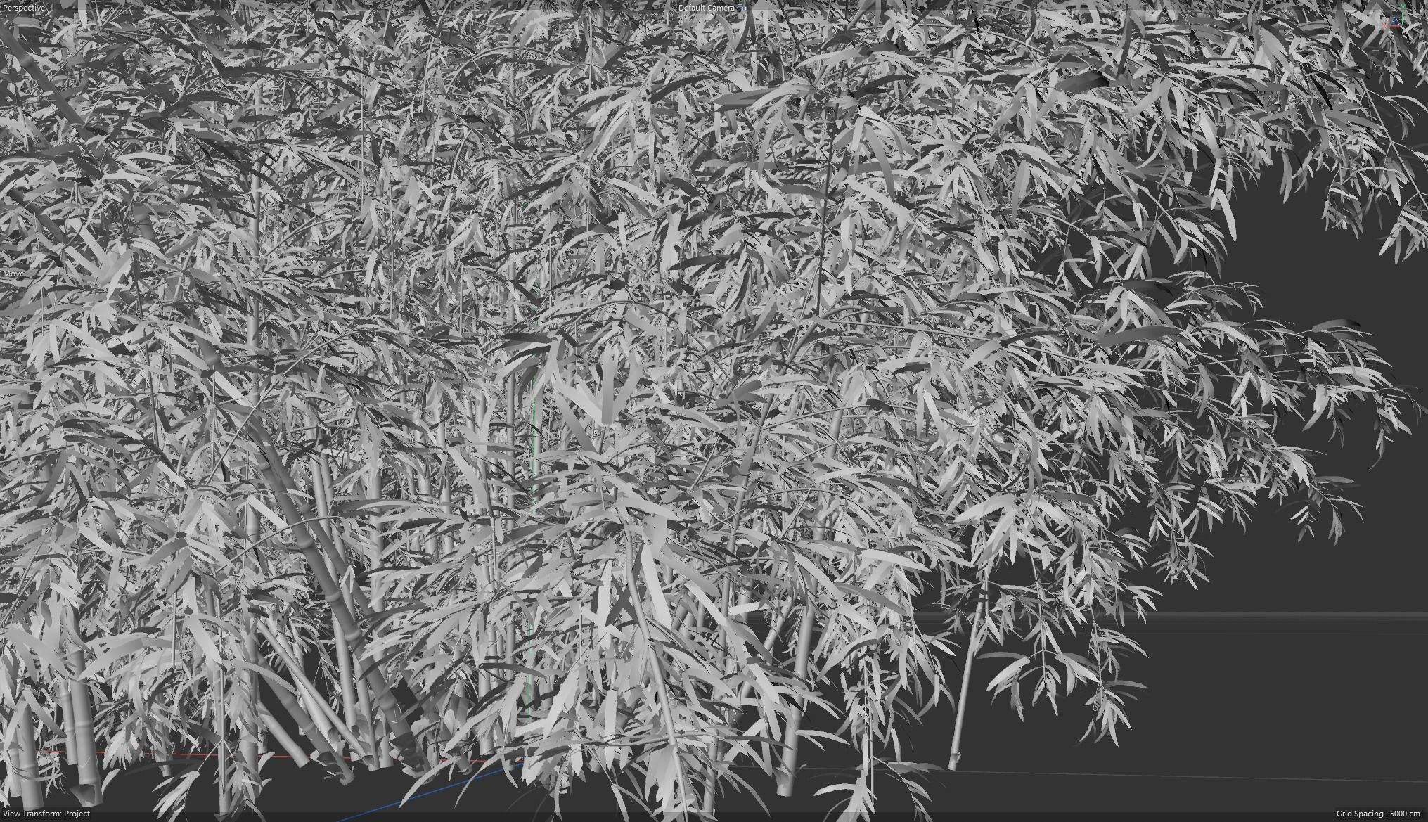 High Quality Bamboo Bush 10 3D model_5