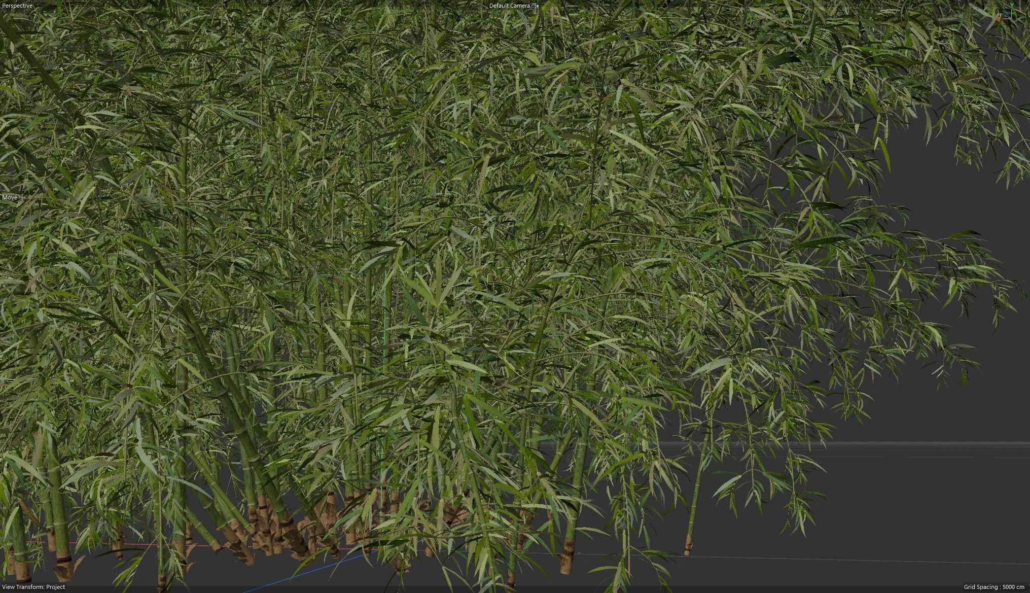 High Quality Bamboo Bush 10 3D model_4