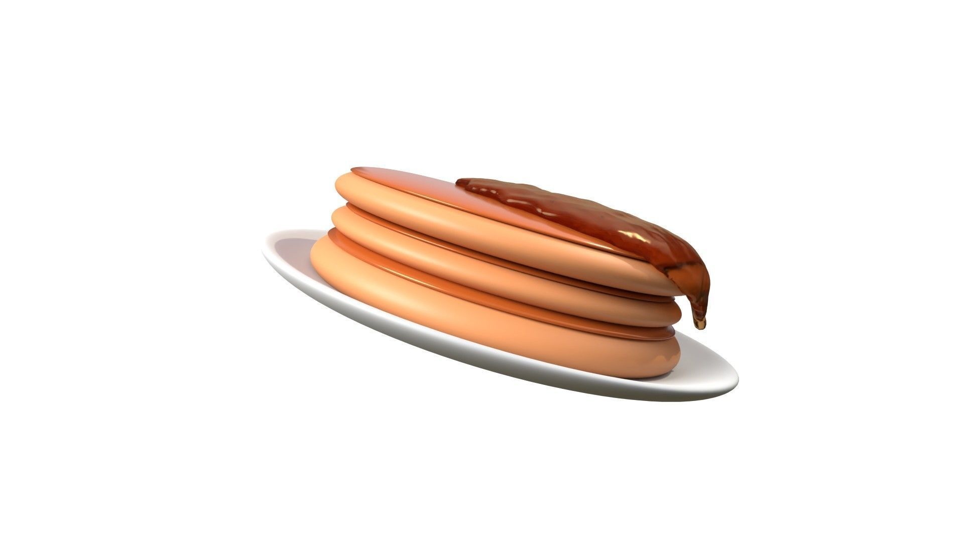 Pancake 3D model_16