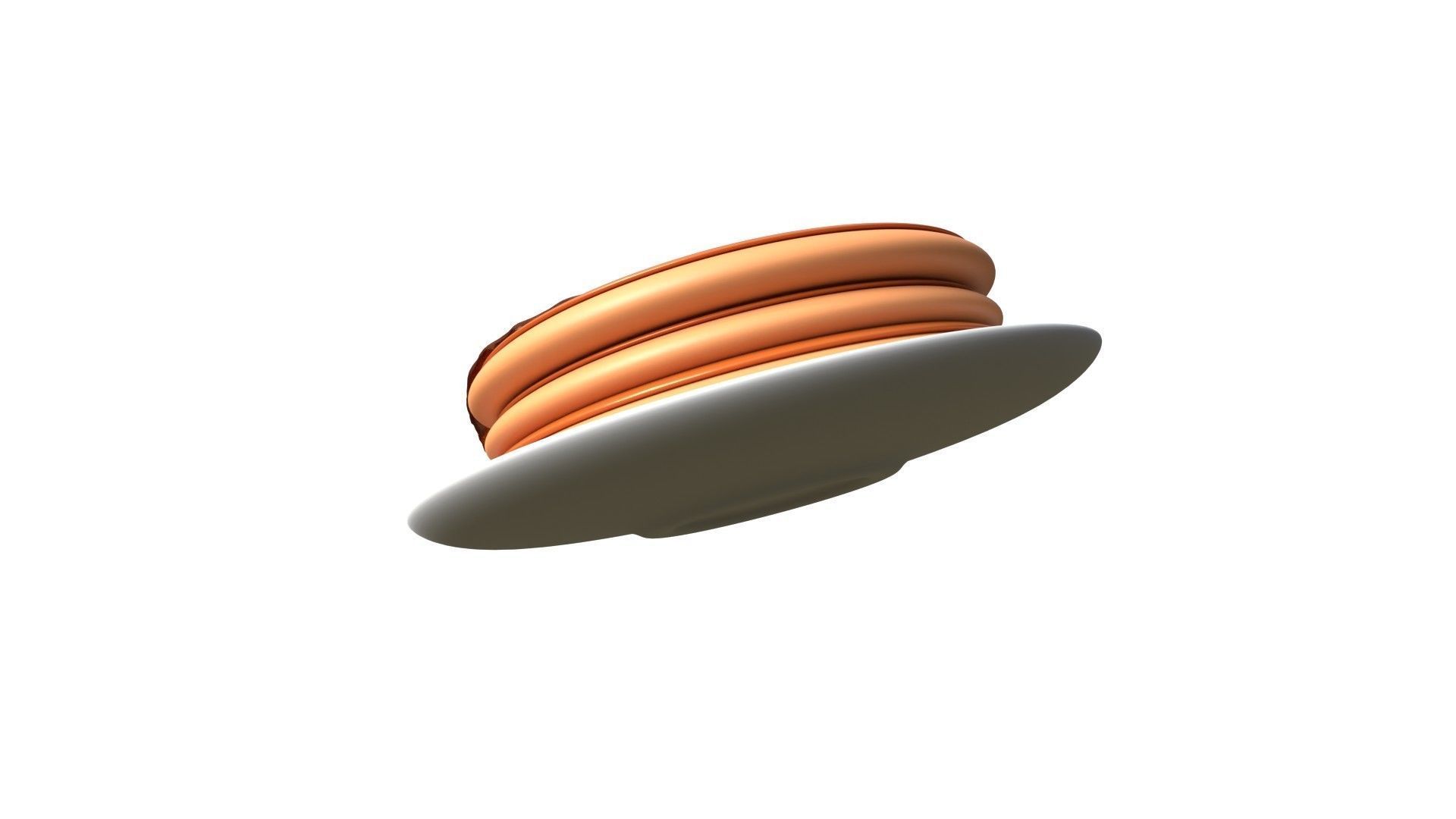 Pancake 3D model_7