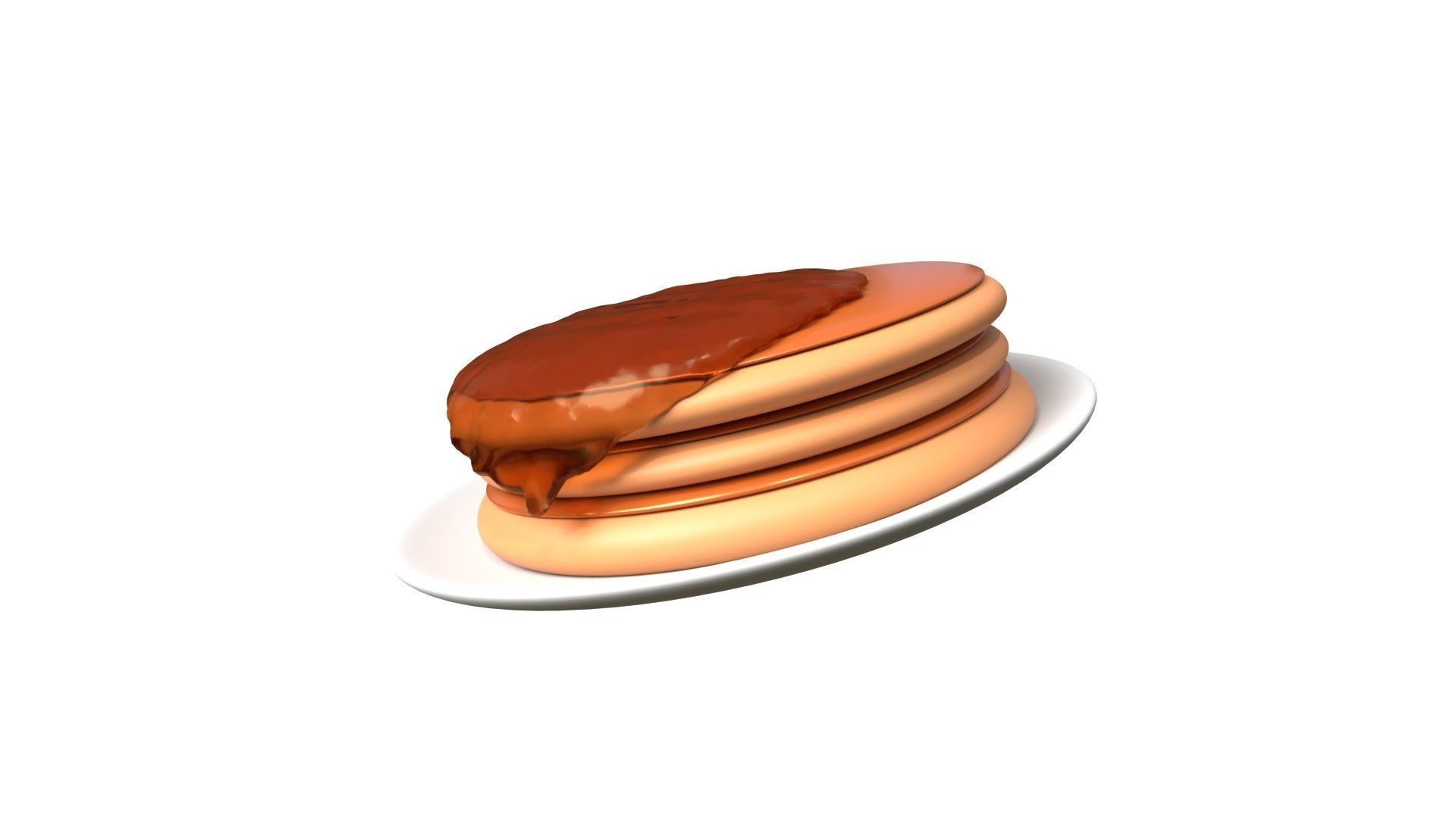 Pancake 3D model_3