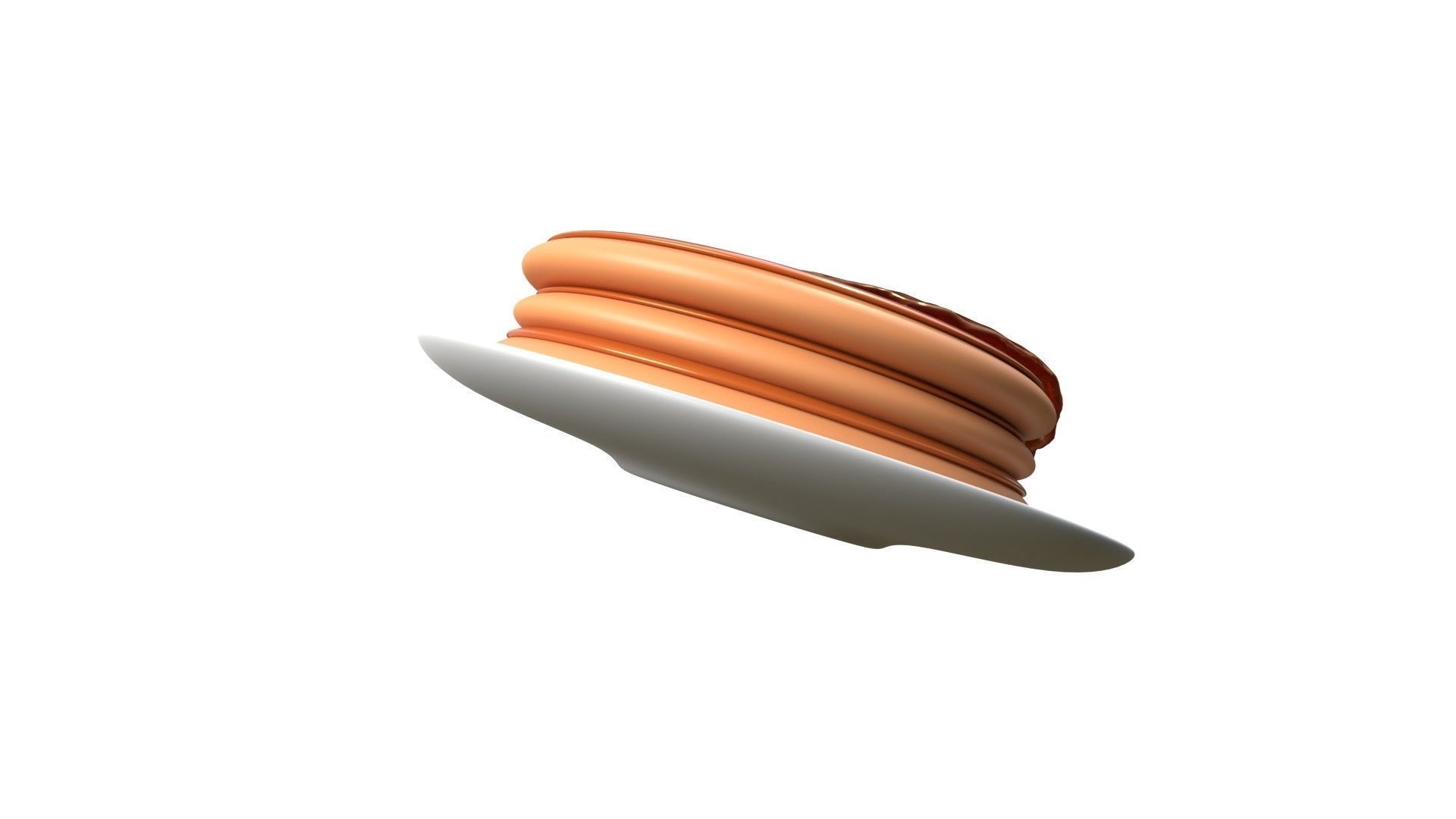 Pancake 3D model_14