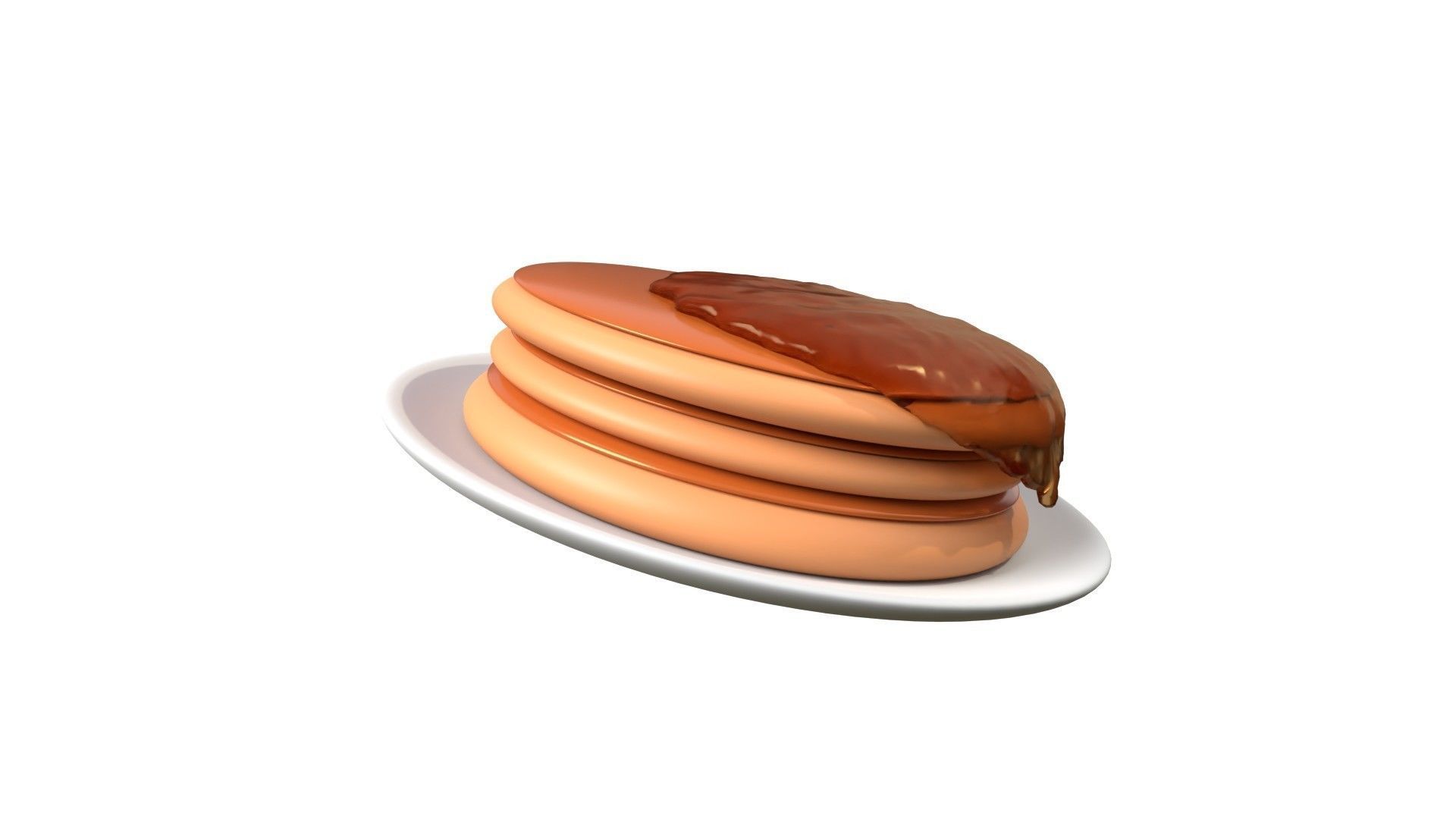 Pancake 3D model_17