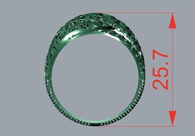 rings 3D print model_2