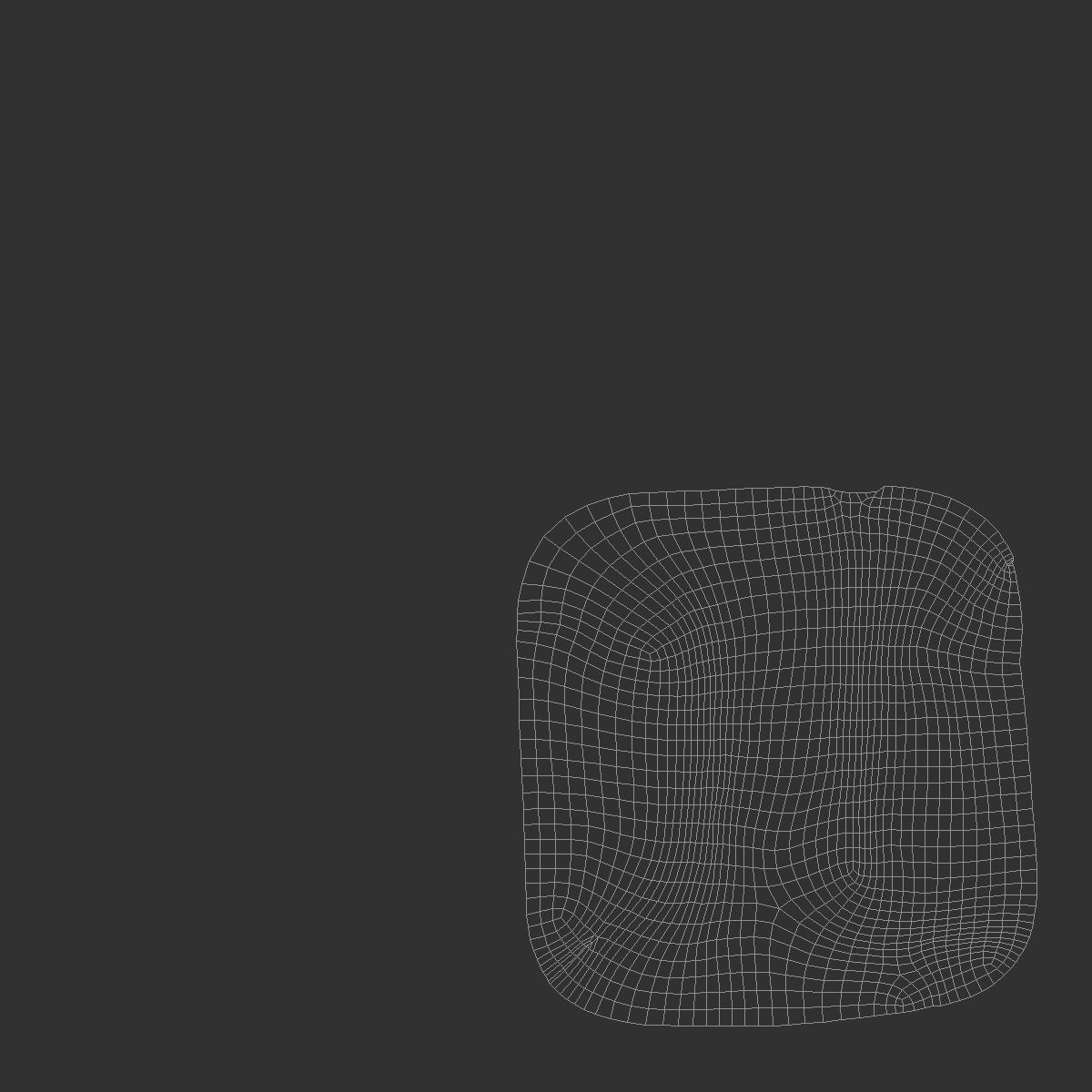 Adhesive Sticker Tape Set - square scotch piece 3D model_5