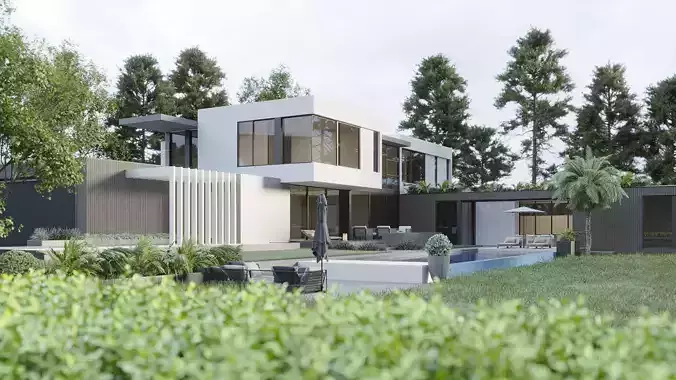 ProVis3D 041 - Villa Rue 3D model